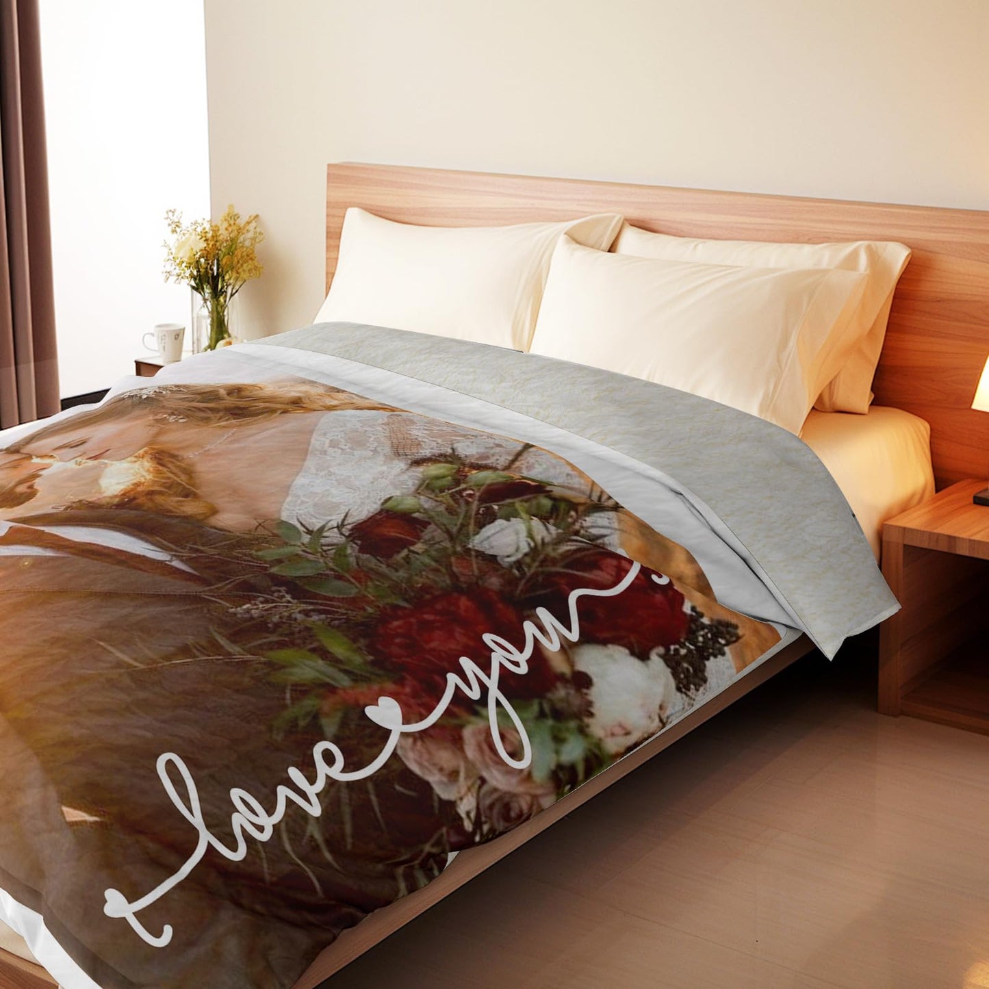 Personalized Blanket with Custom Photos
