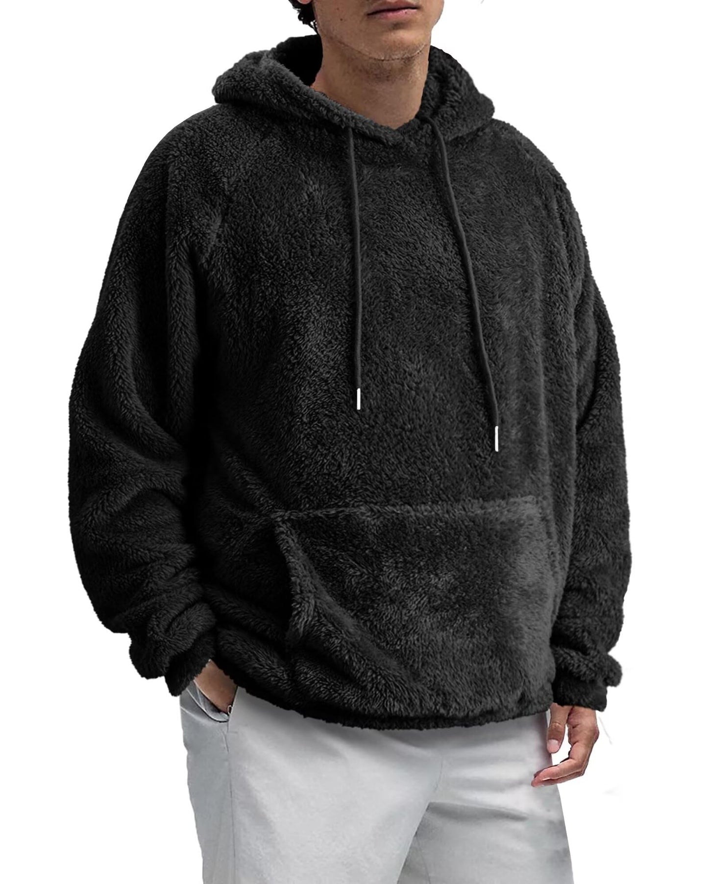 Men's Thick Plush Sherpa Hoodie