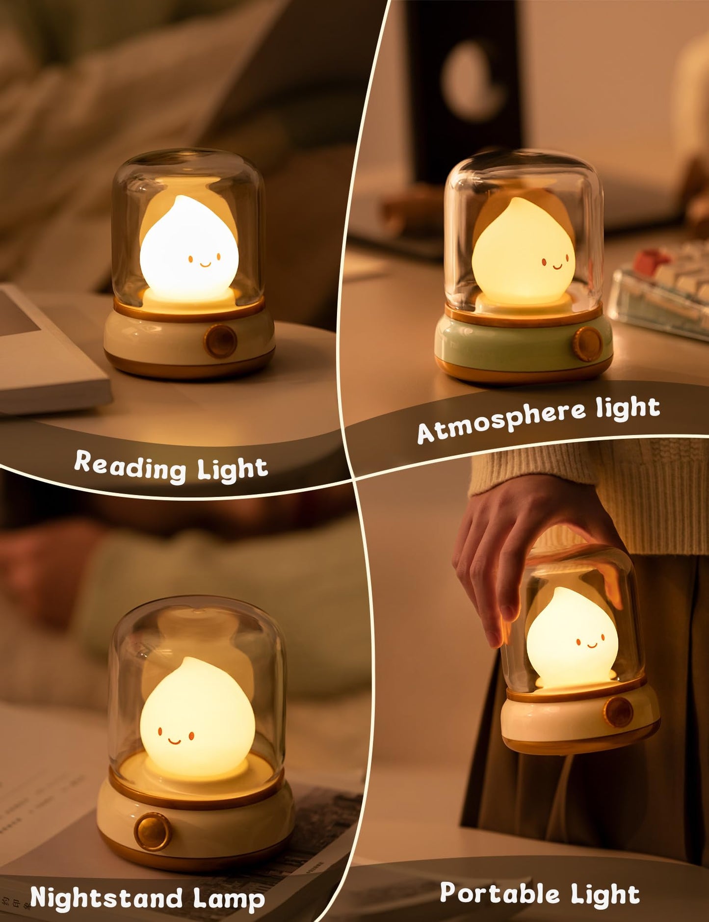Cute Chibi Flame Night Lamp