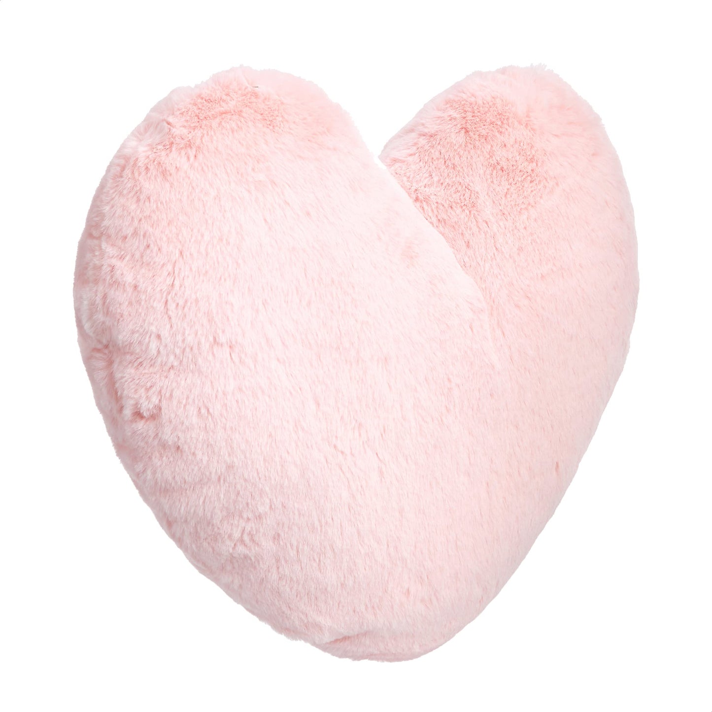 Plush Pink Heart Pillow