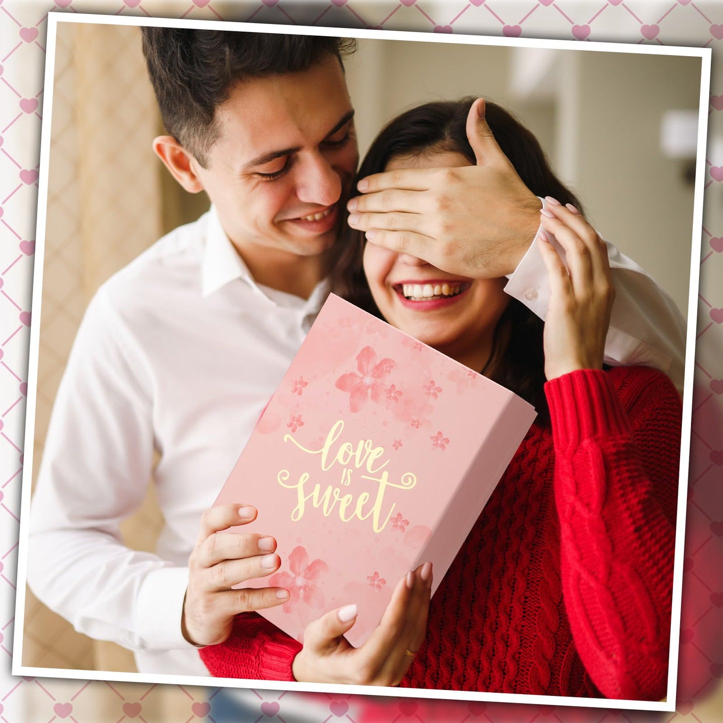 Women's Valentine's Day Socks with Gift Box- 24 Pairs