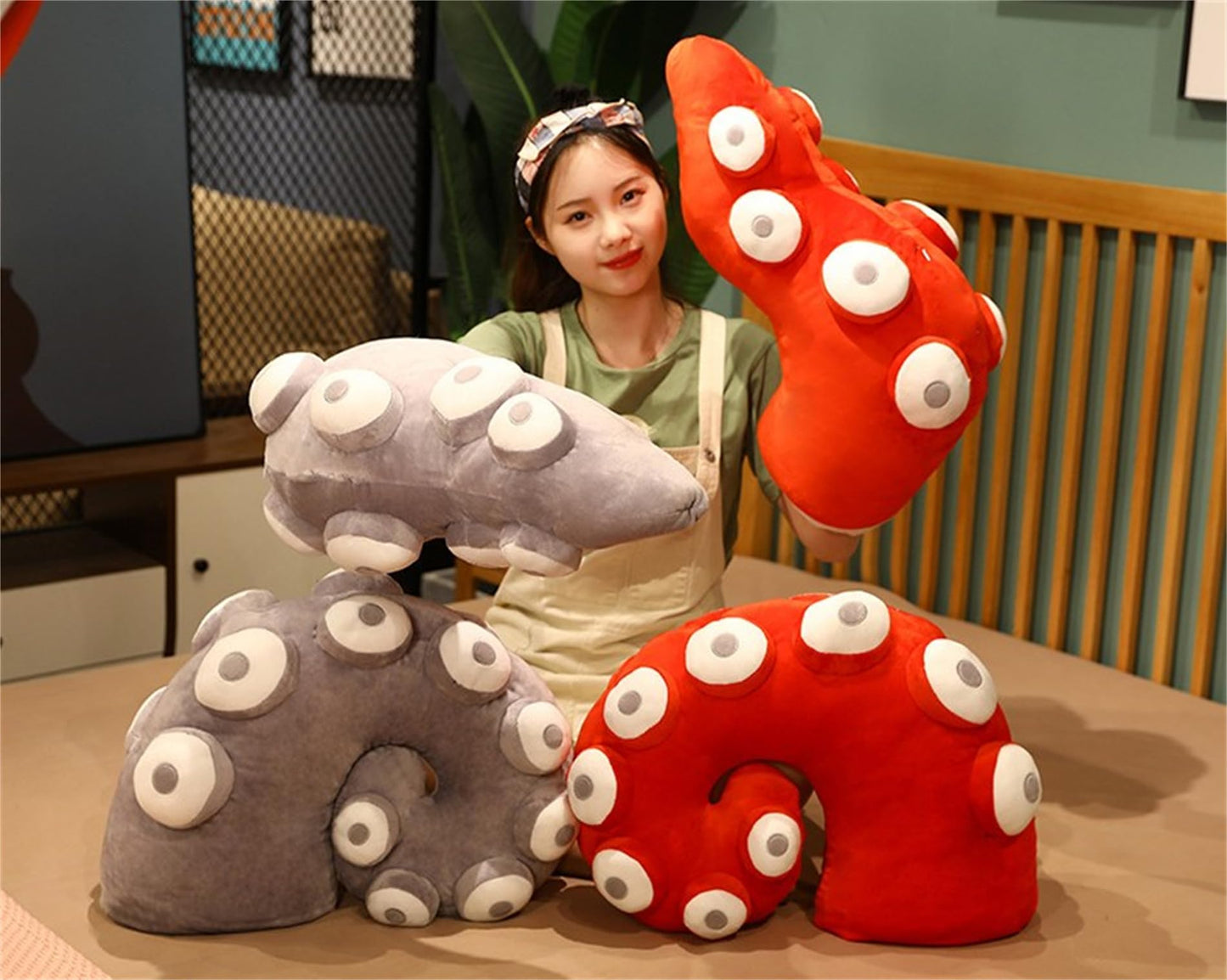 Octopus Plush Throw Pillow
