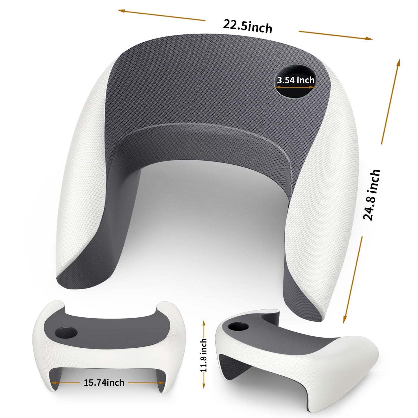 Lap Desk Support Pillow with Memory Foam