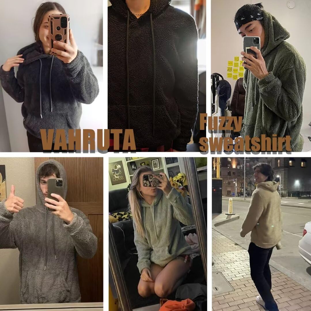 Men's Thick Plush Sherpa Hoodie