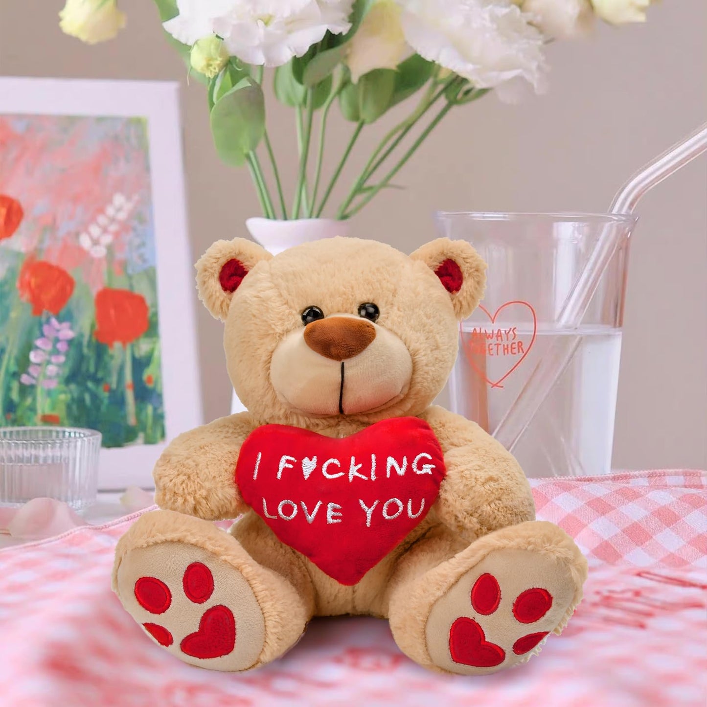 Valentine's Day "I F*cking Love You" Plush Teddy