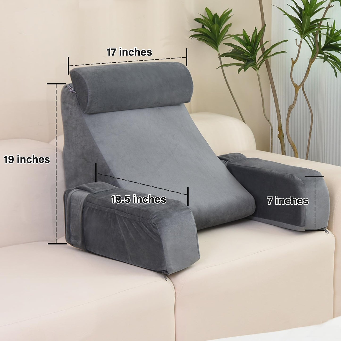 Full Back Support Pillow for Home Leisure