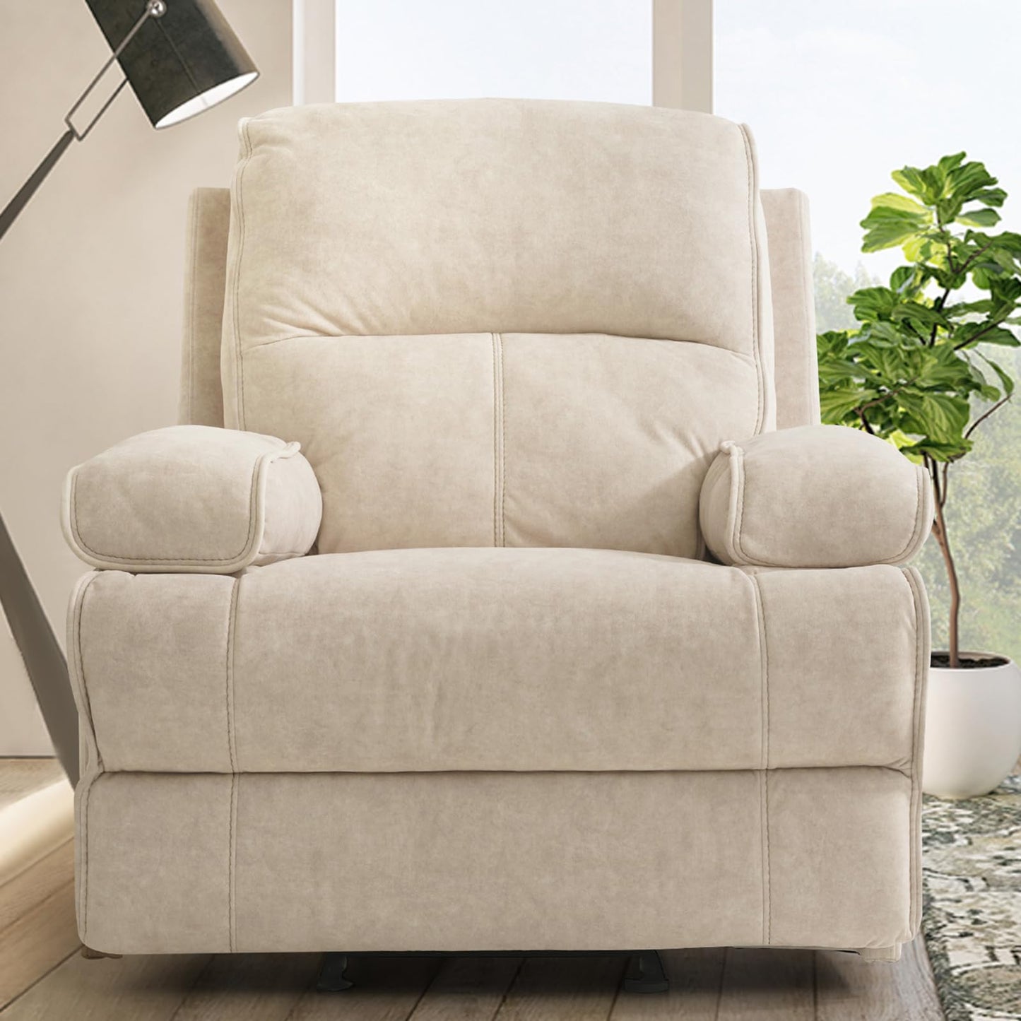 Oversized Upholstered Glider