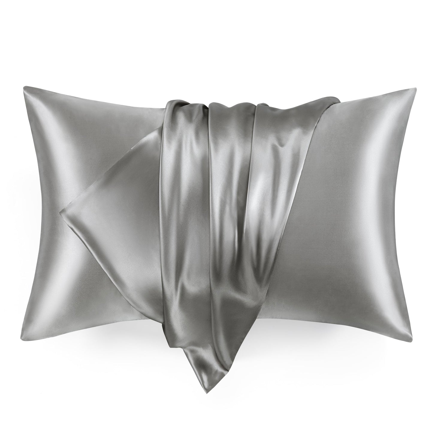 Satin Cooling Pillow Covers - Set of 2