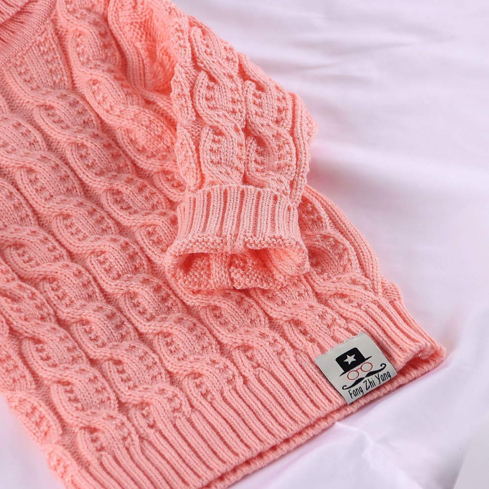 Baby’s Cable Knit Turtleneck Sweater
