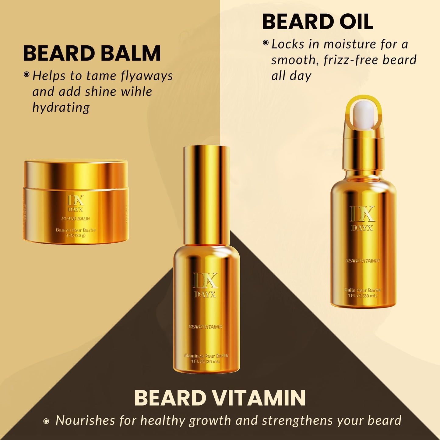 Luxury Beard Kit with Beard Oil and Beard Balm