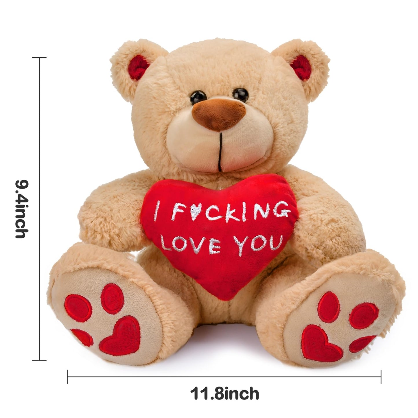 Valentine's Day "I F*cking Love You" Plush Teddy