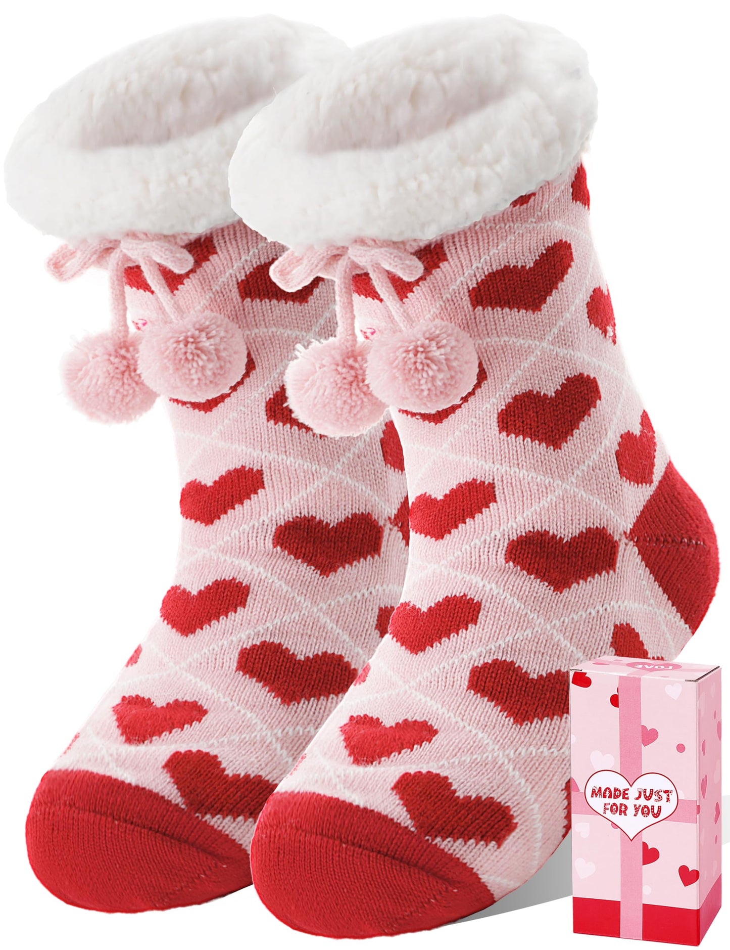 Women's Thermal Valentine's Day Slipper Socks