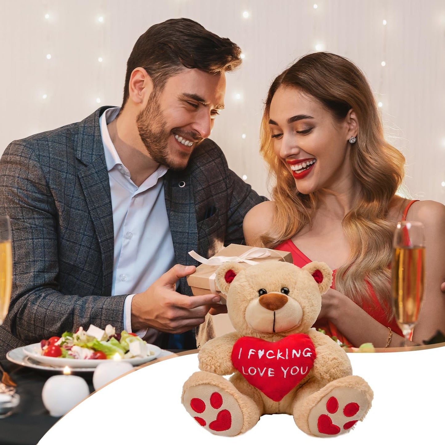 Valentine's Day "I F*cking Love You" Plush Teddy