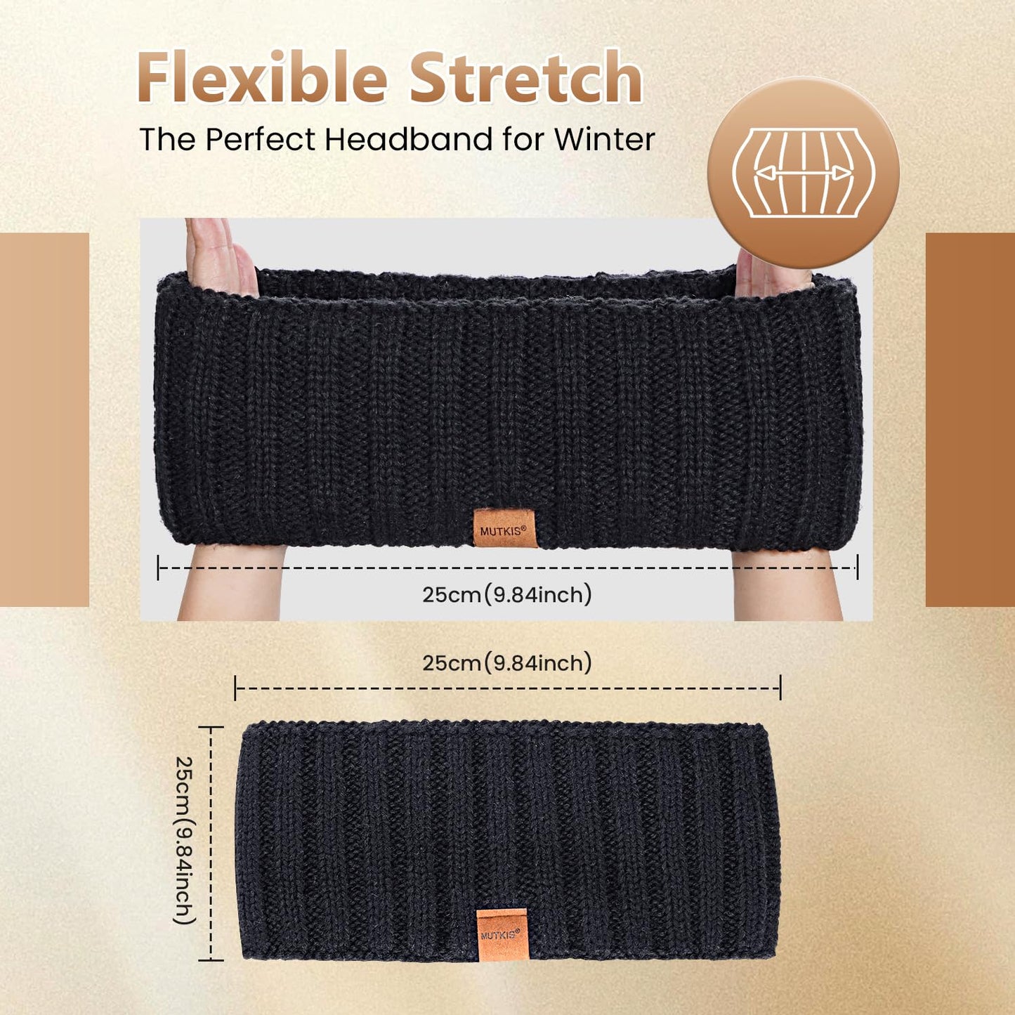 Women's Winter Headbands - 3 Pack