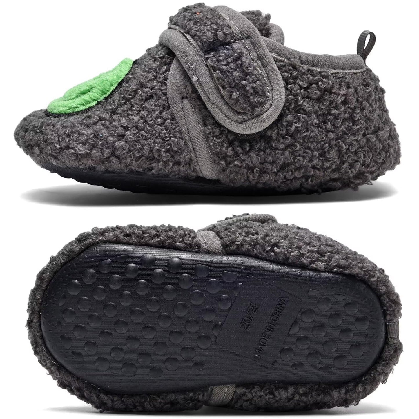 Toddler's Smiley Face Non-Slip Slippers