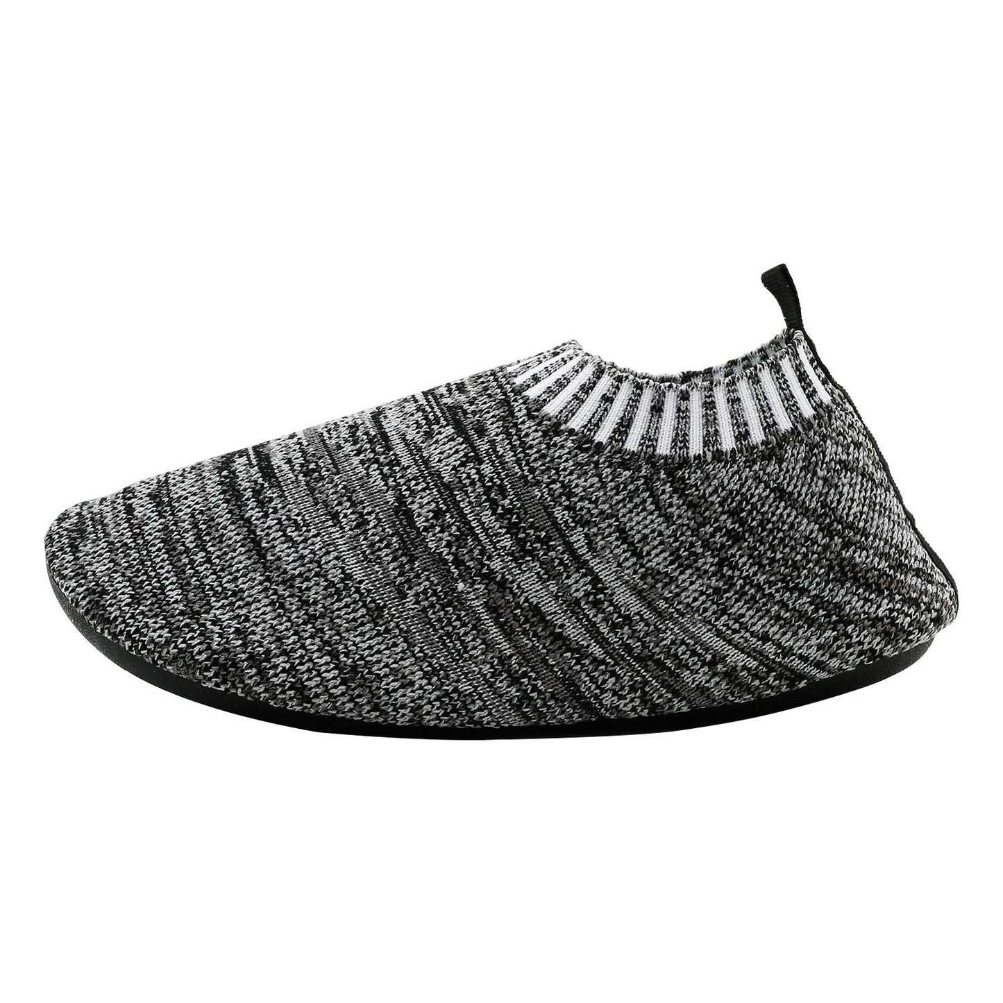 Baby/Toddler Stretchy Knit Slippers with Non-Slip Rubber Sole
