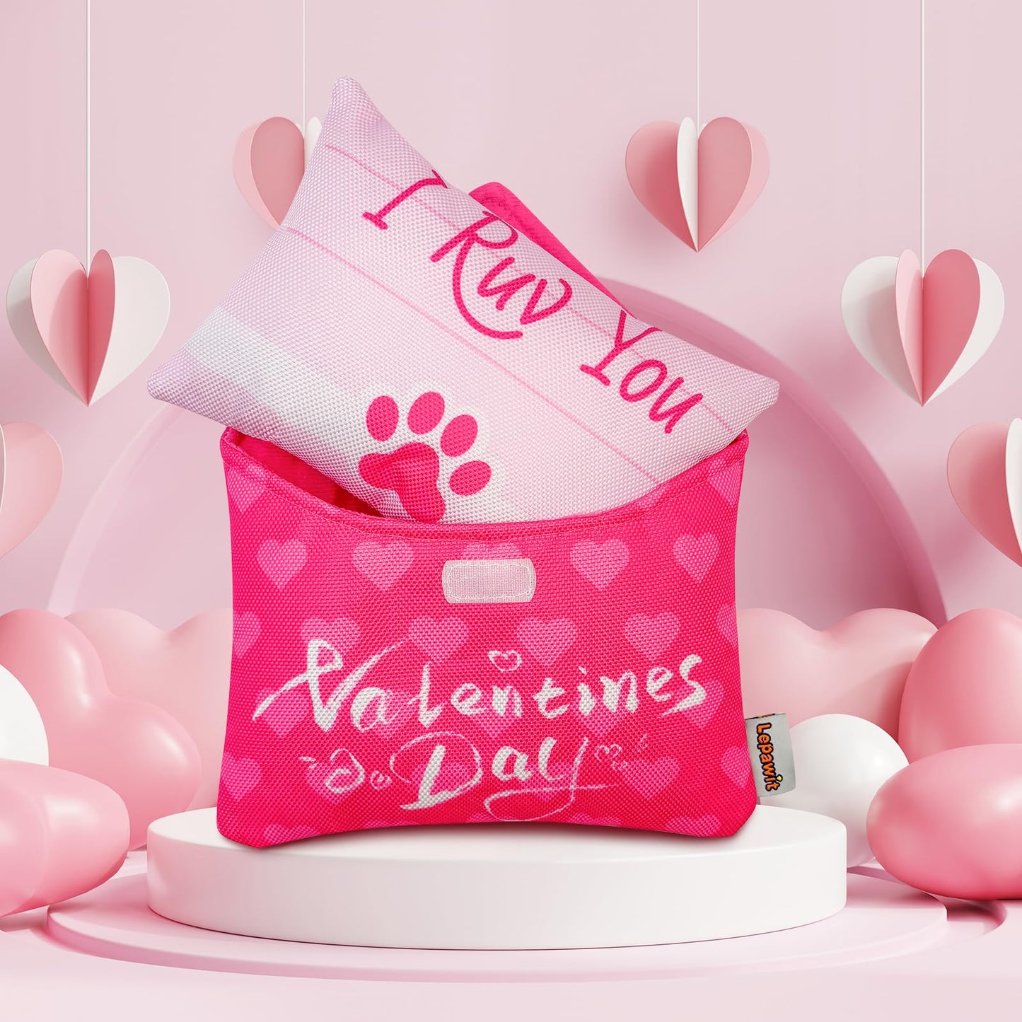 Valentine's Day Love Letter Dog Chew Toy