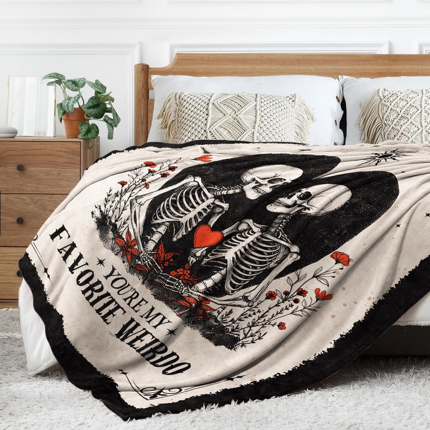 "You're My Weirdo" Plush Blanket - 50" x 60"