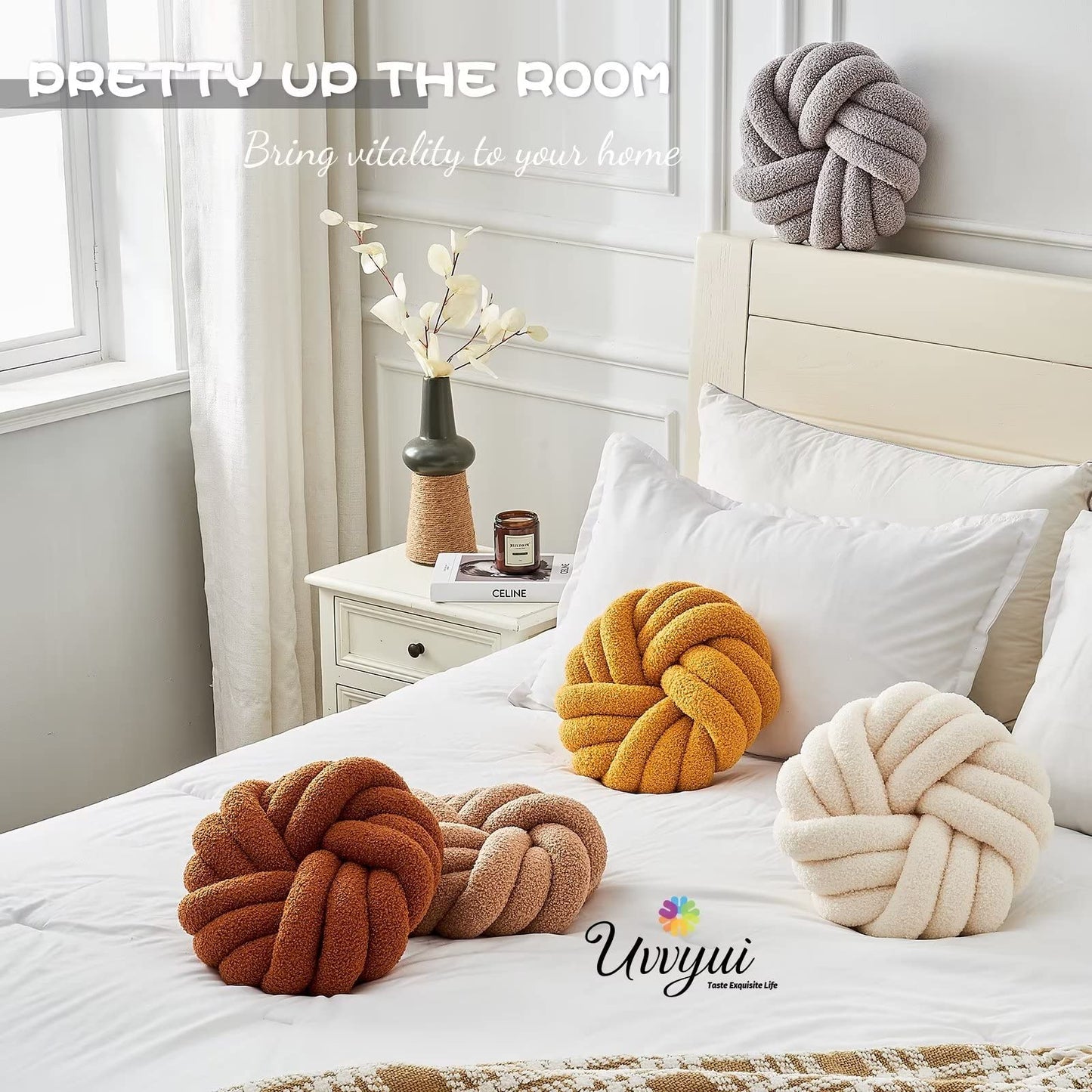 14" Knot Decorative Throw Pillows
