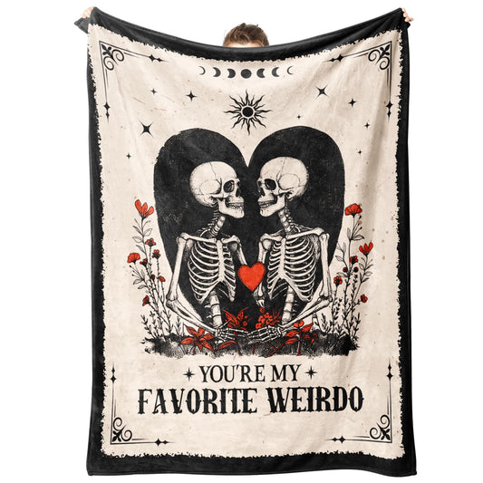 "You're My Weirdo" Plush Blanket - 50" x 60"