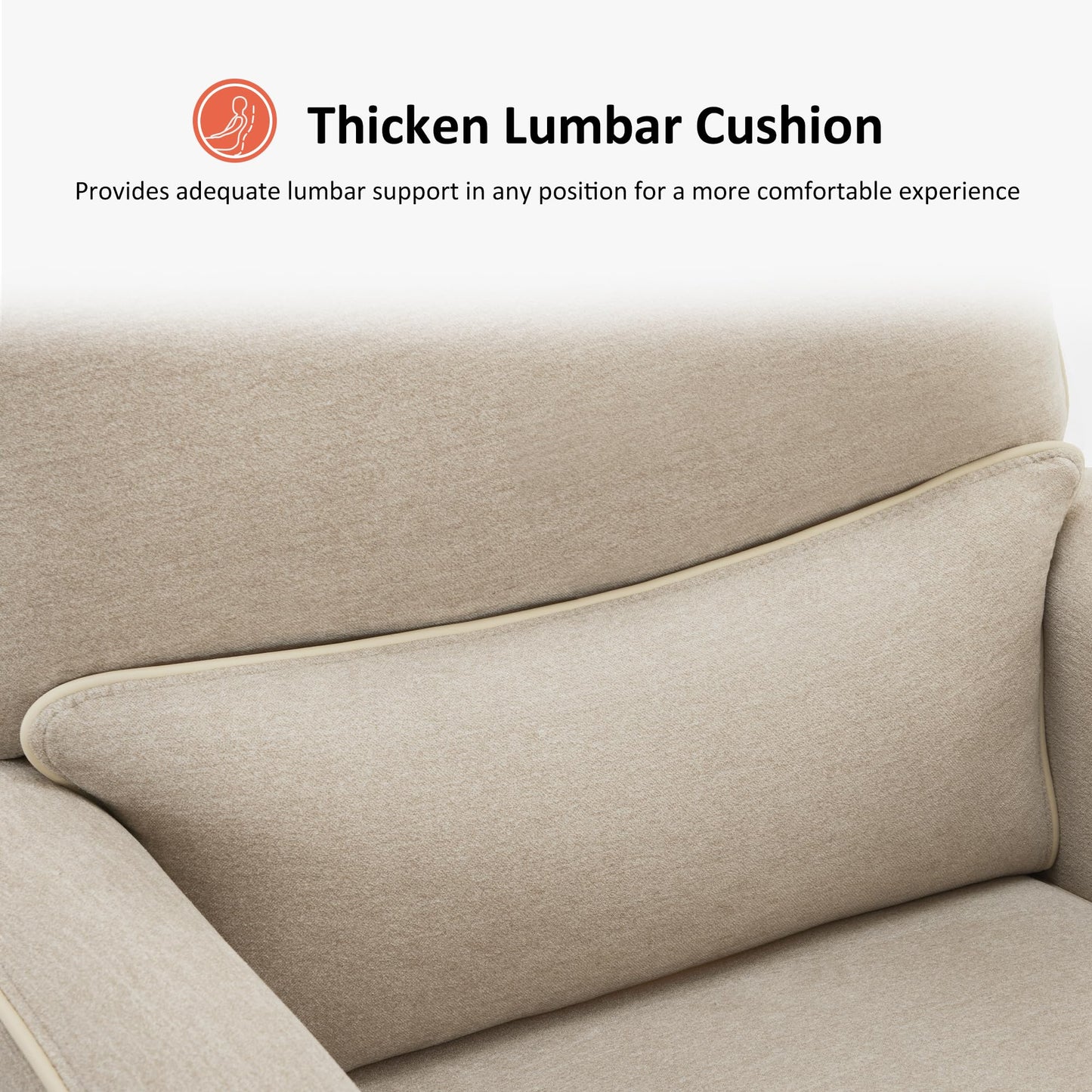 Electric Swivel Glider with USB Charging Ports