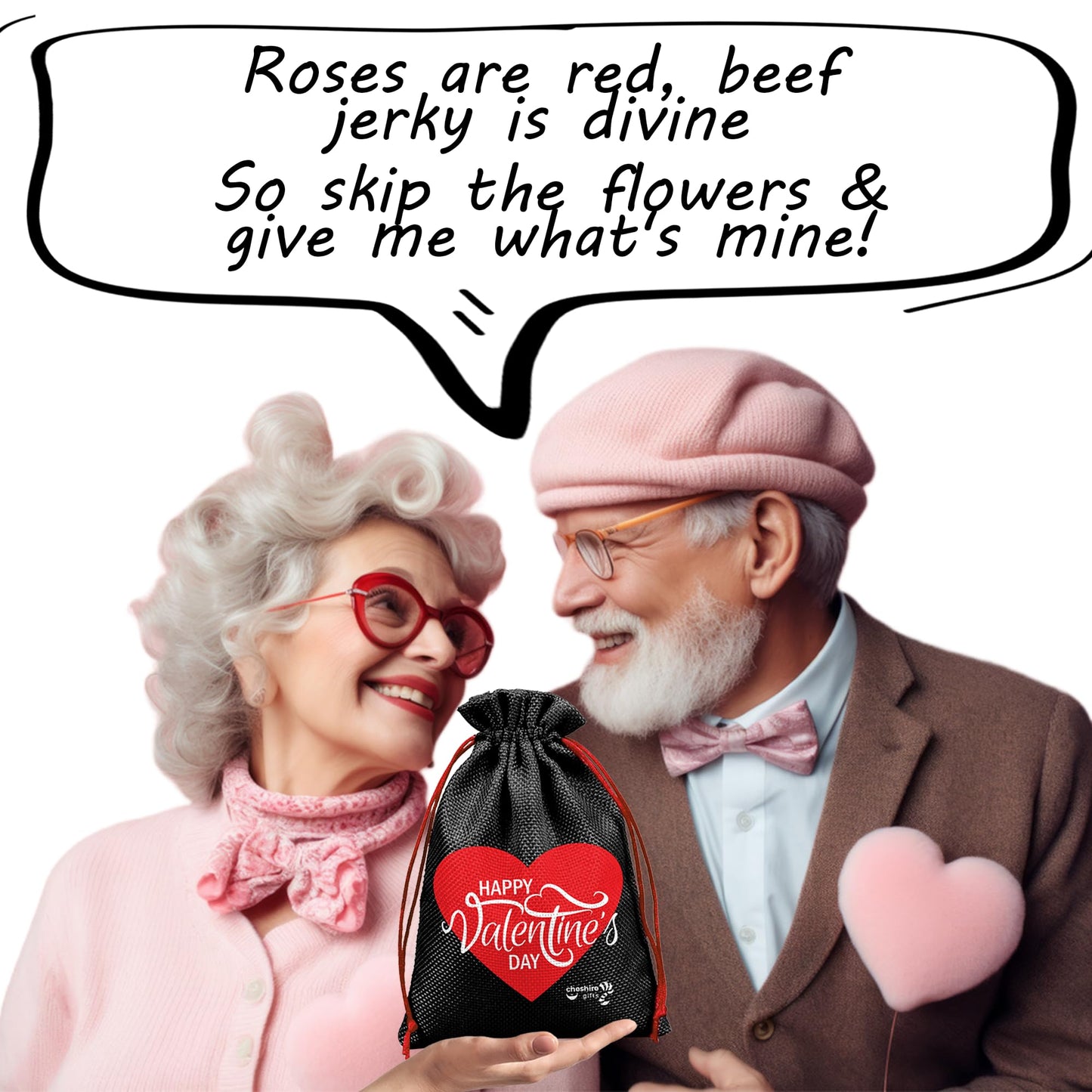 Beef Jerky Valentine's Gift Basket