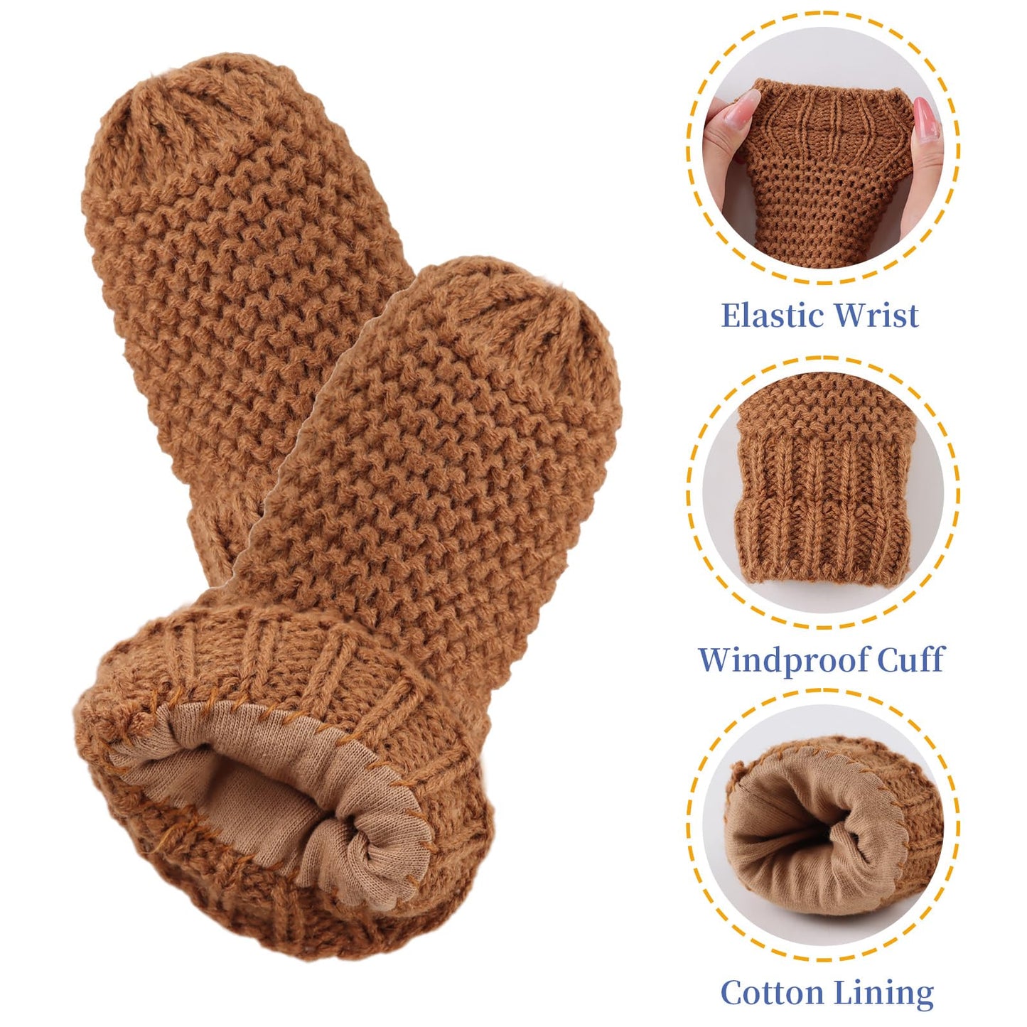 Baby Bear Beanie with Mittens