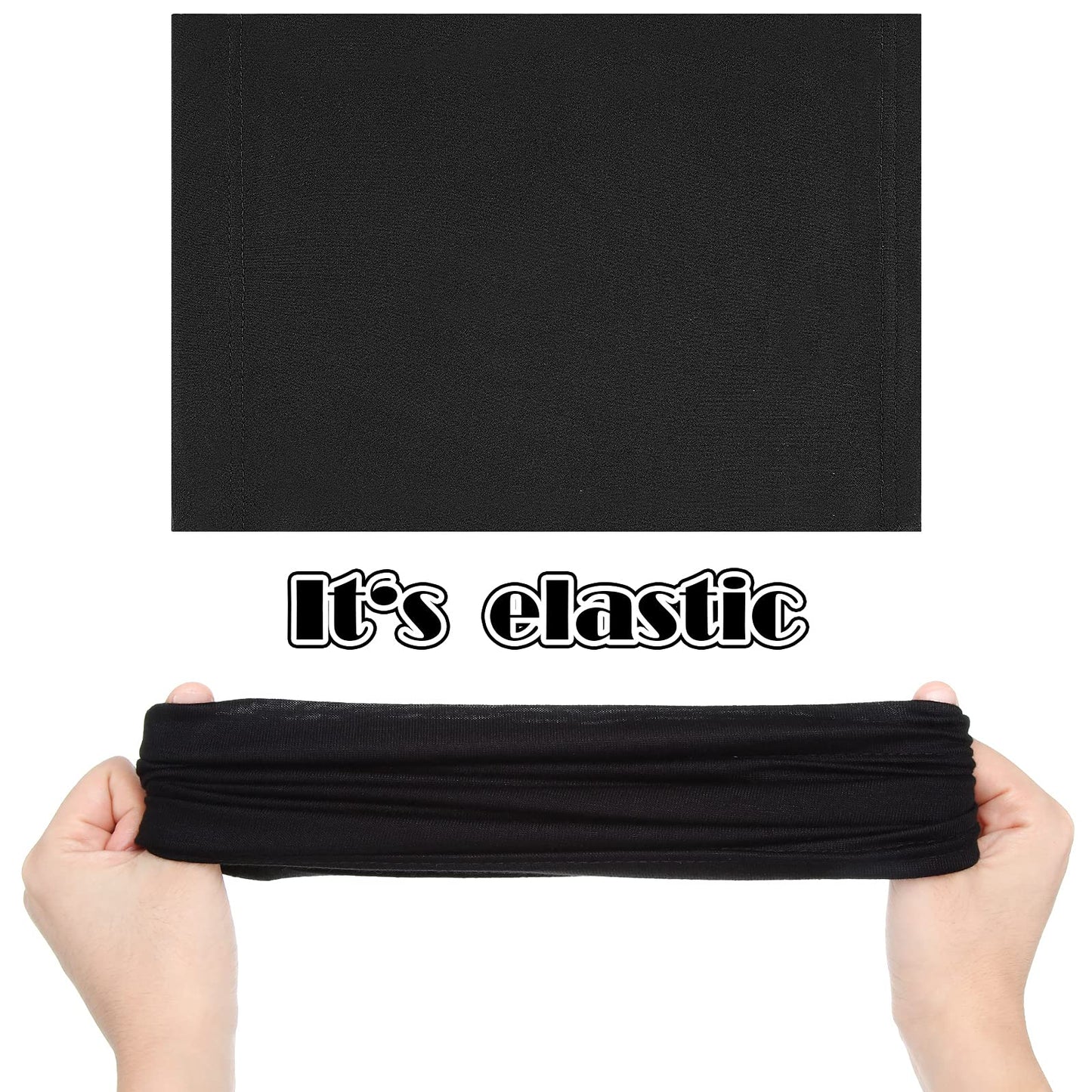 *SATINIOR 6 Pcs Spandex Dreadlock Cap Dreadlock Tube Bands Unisex Men Women Elastic Hair Dreads Head Wraps Headbands for Dreads Accessories, 6 Colors