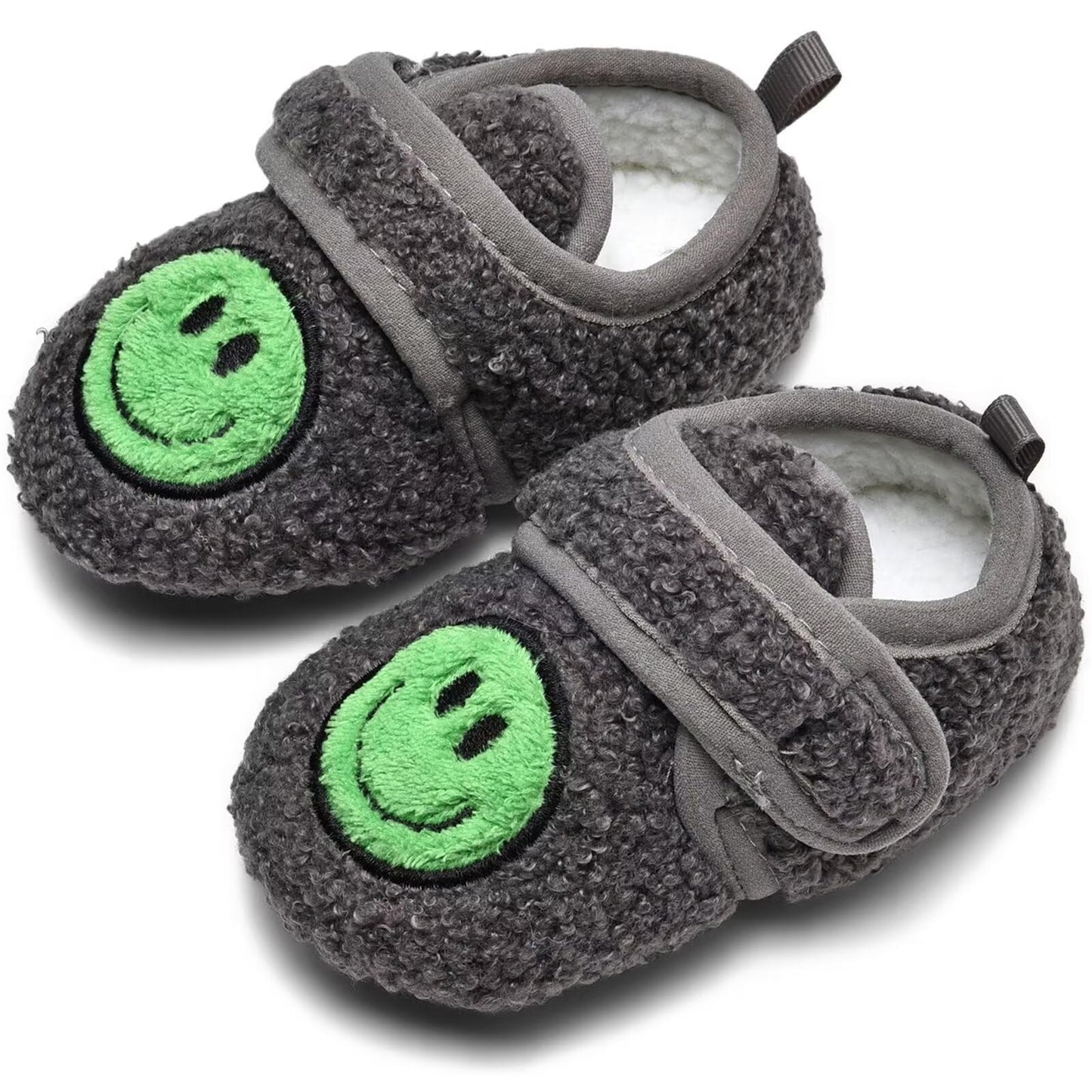 Toddler's Smiley Face Non-Slip Slippers