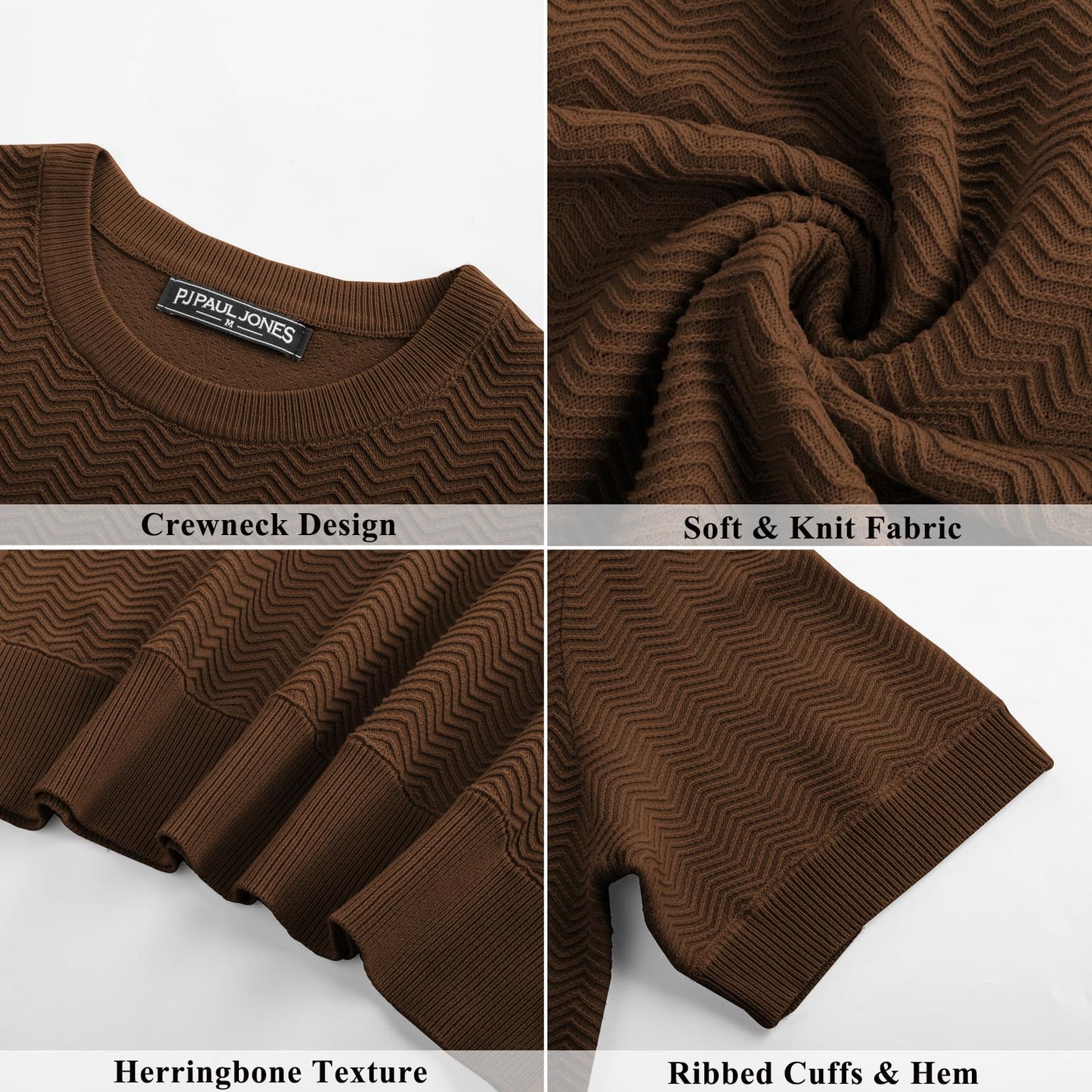 Men's Short Sleeve Knit Crewneck Tee