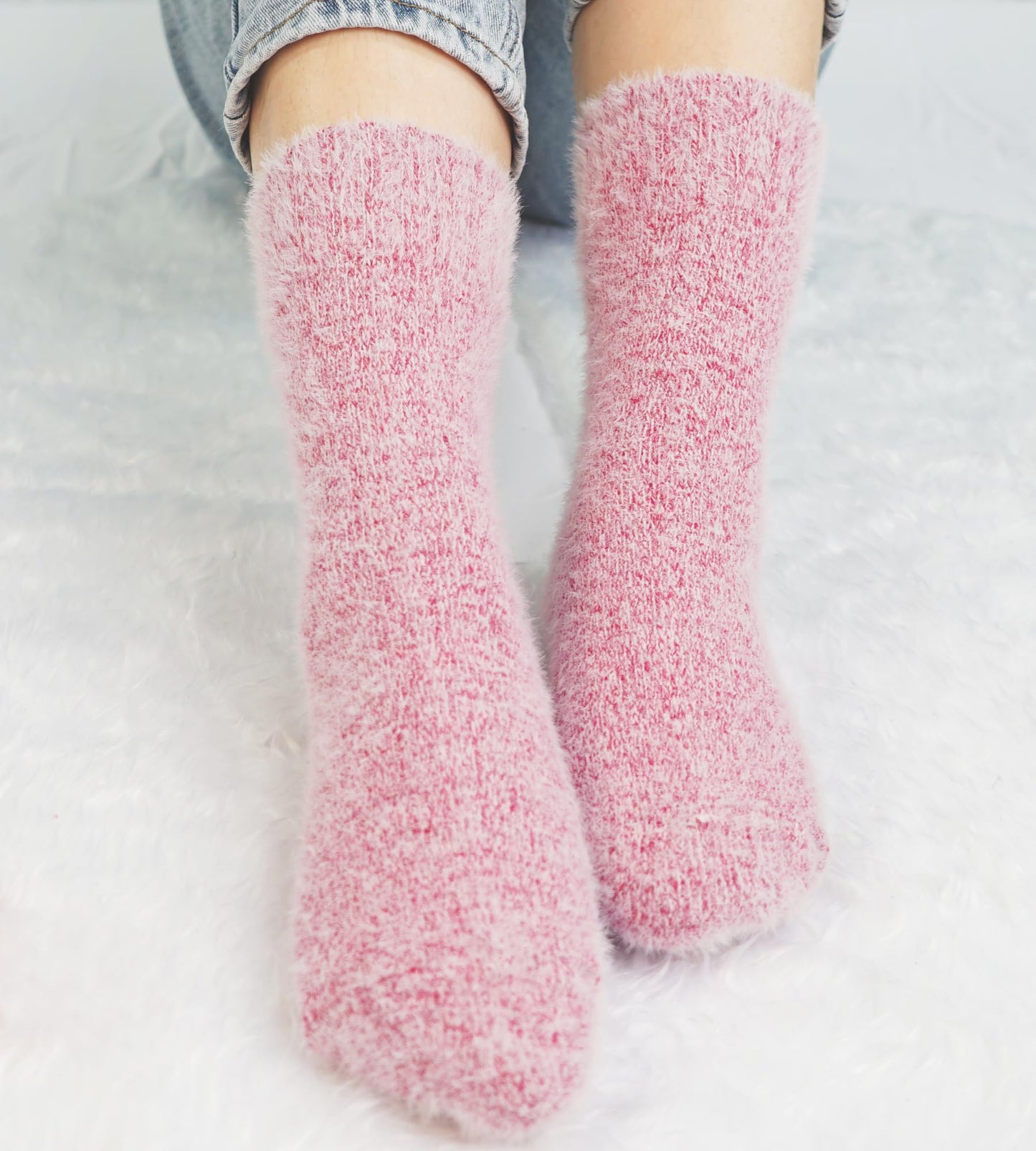 Women's Fuzzy Winter Socks Set, 5 Pack