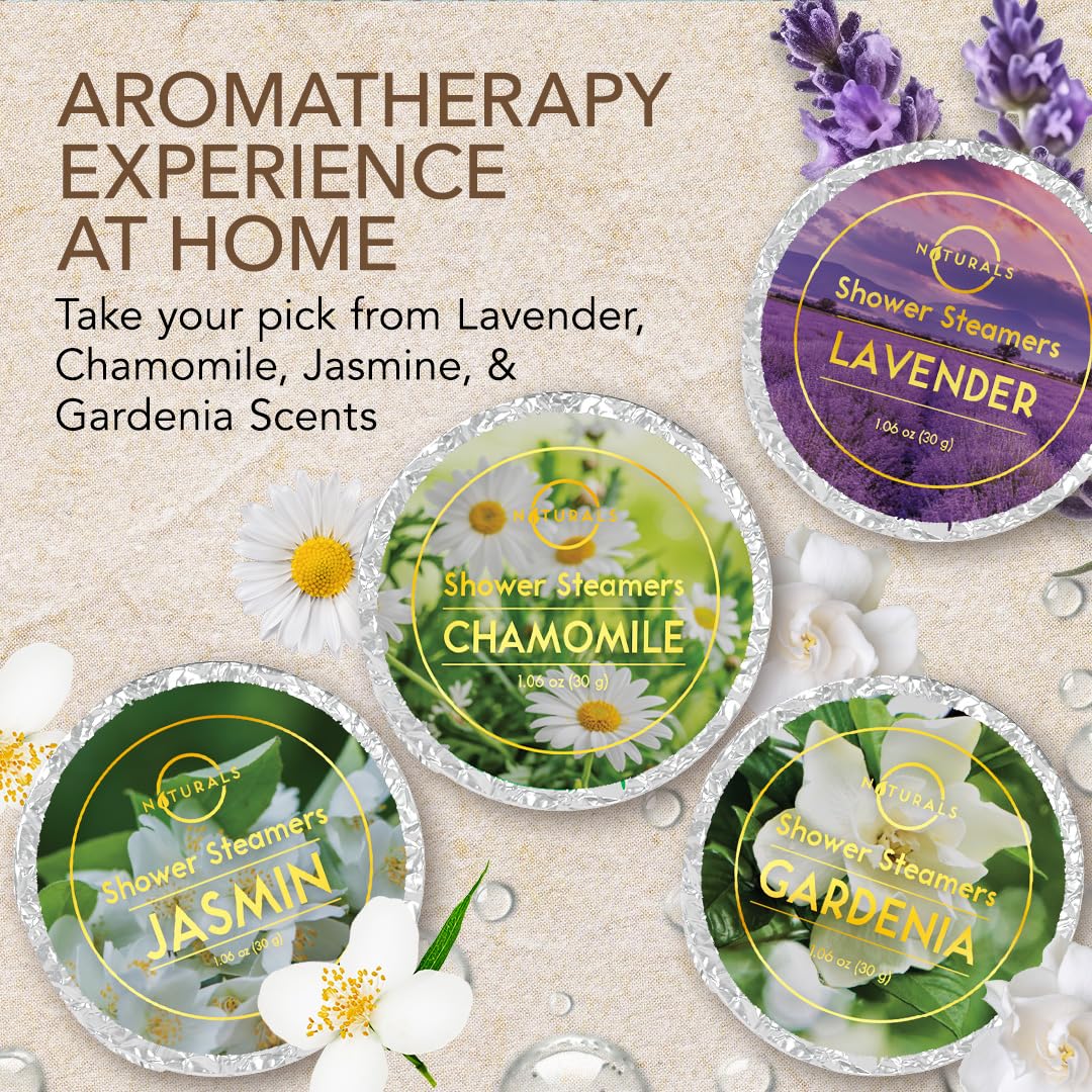 Shower Steamers Floral Aromatherapy Set, 8 Pack