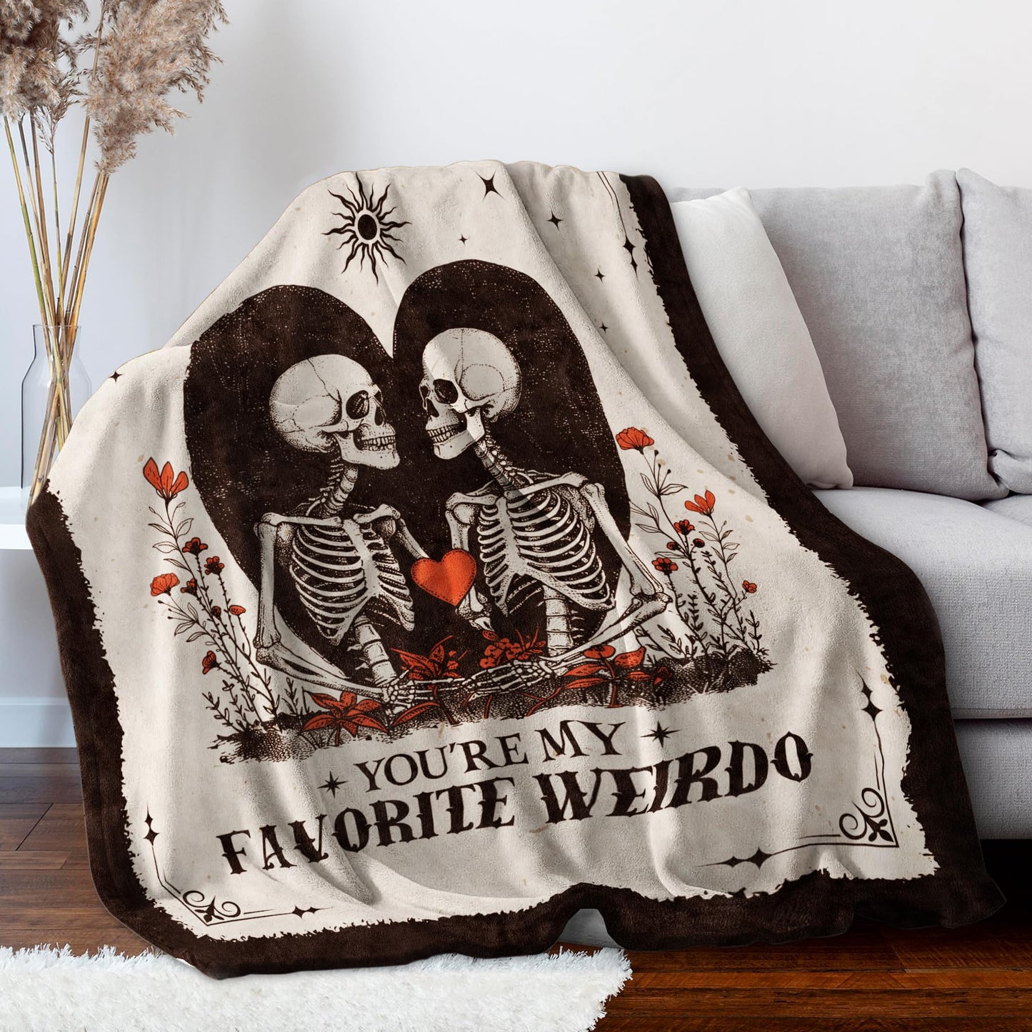 "You're My Weirdo" Plush Blanket - 50" x 60"