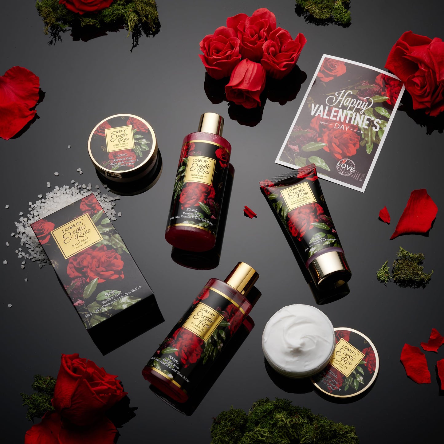 Valentine's Day Spa Bath and Body Gift Set