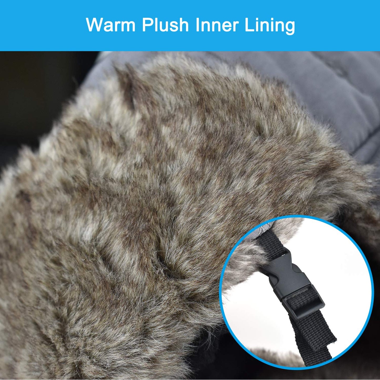 Unisex Ushanka-Style Winter Trapper Hat with Face Mask