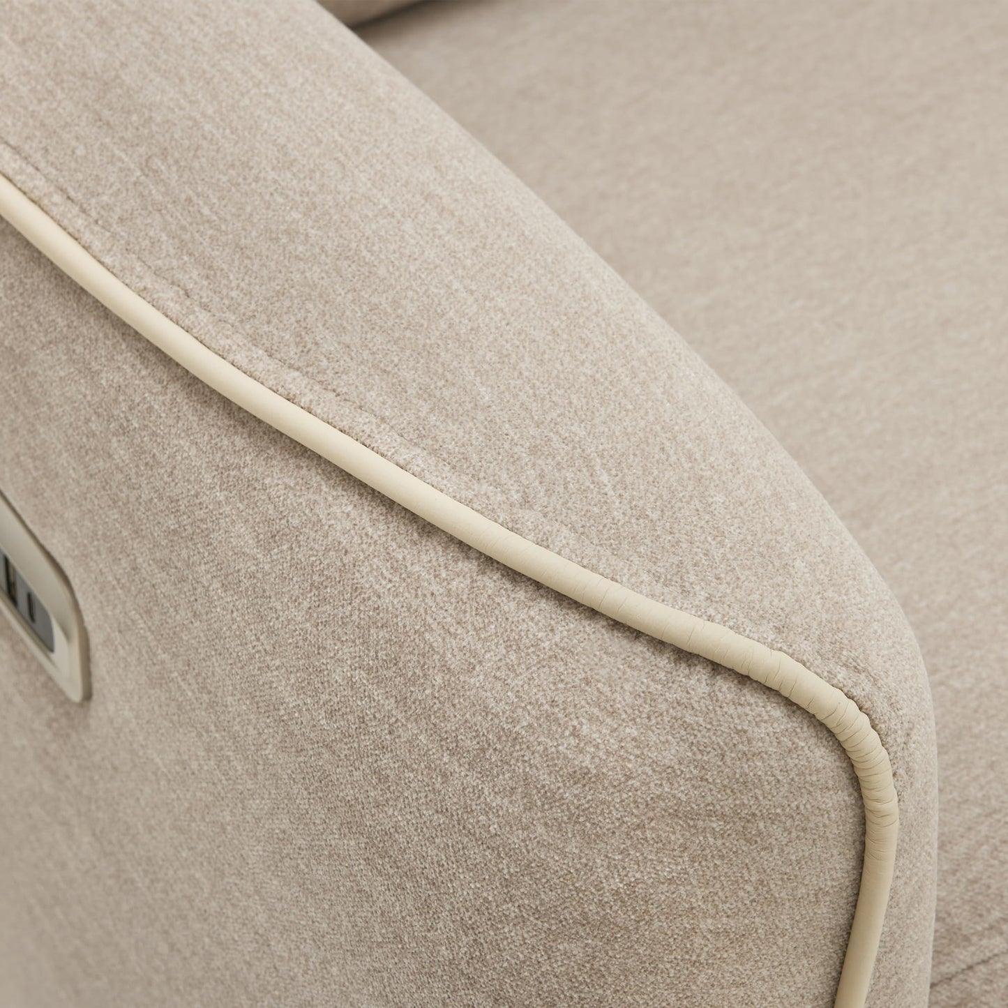 Electric Swivel Glider with USB Charging Ports