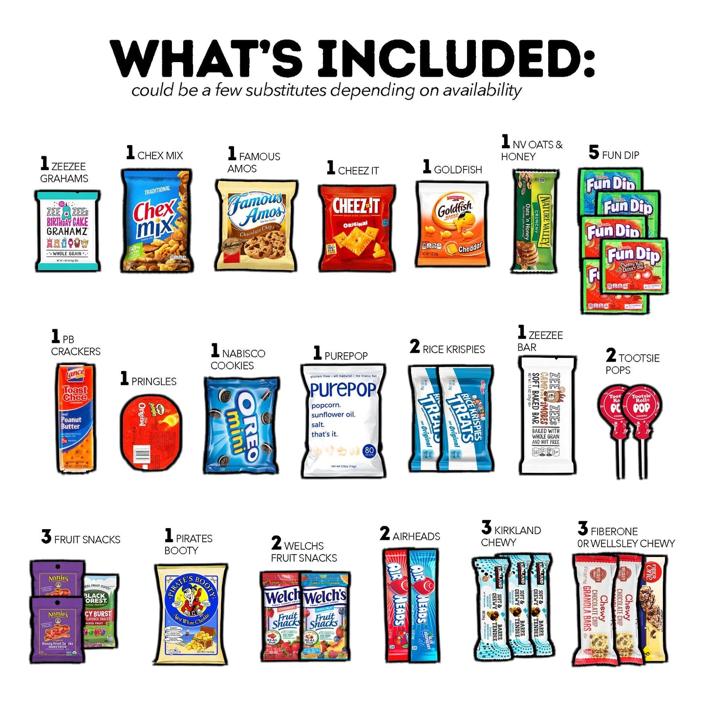 Snack Box Valentine's Day Variety Pack - (50 Count)