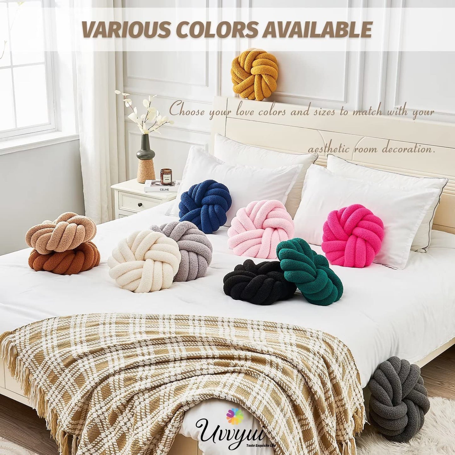 14" Knot Decorative Throw Pillows