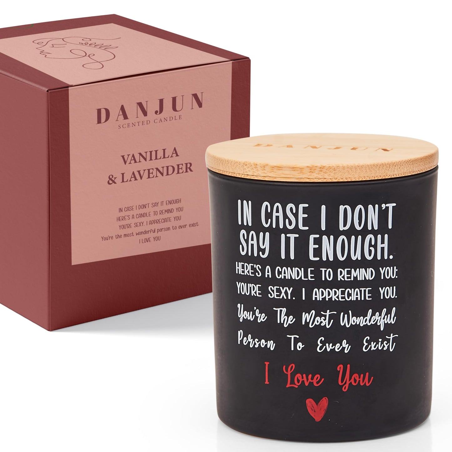 Valentine's Day Scented Candle for Her or Him - 10oz