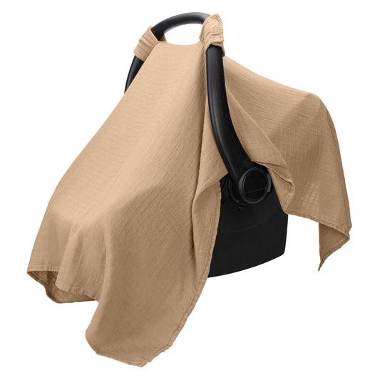 Baby Car Seat Cover with Handle Holders