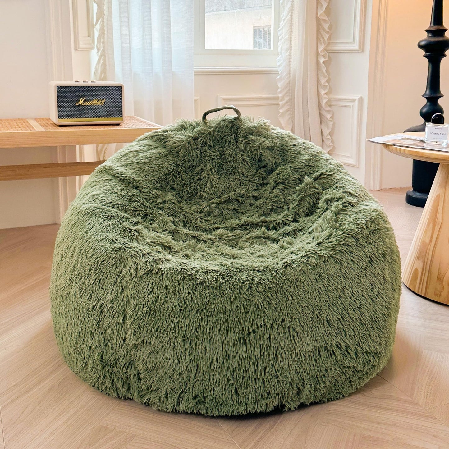 Faux Fur Bean Bag Chair Cover