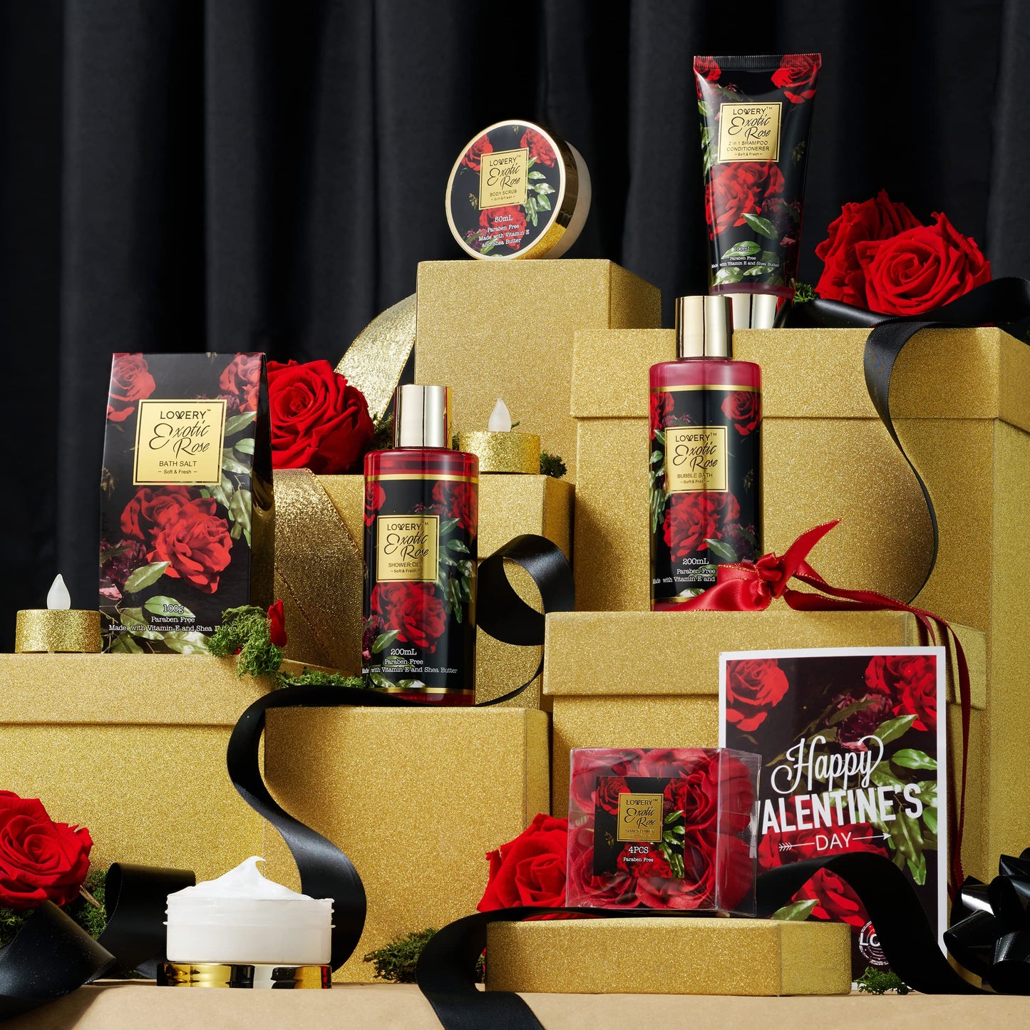 Valentine's Day Spa Bath and Body Gift Set
