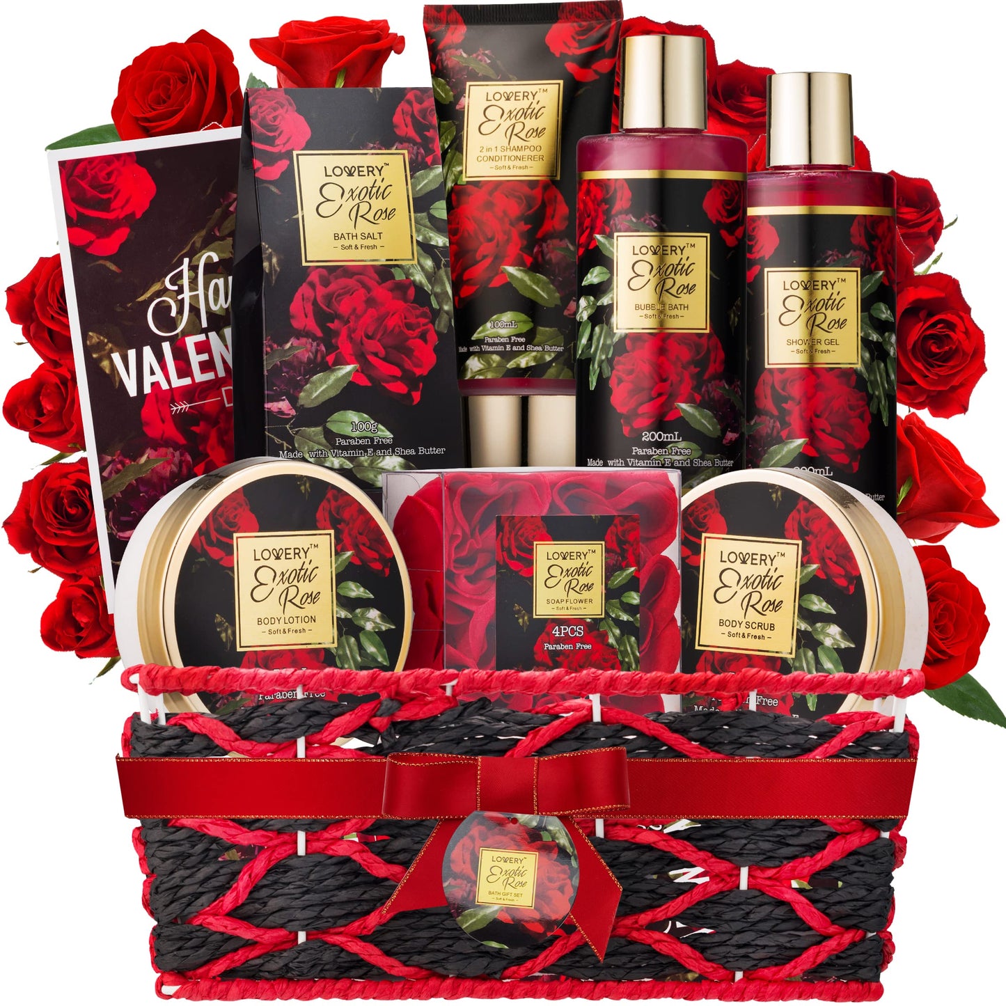 Valentine's Day Spa Bath and Body Gift Set