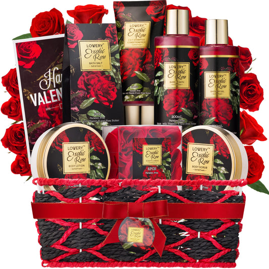 Valentine's Day Spa Bath and Body Gift Set