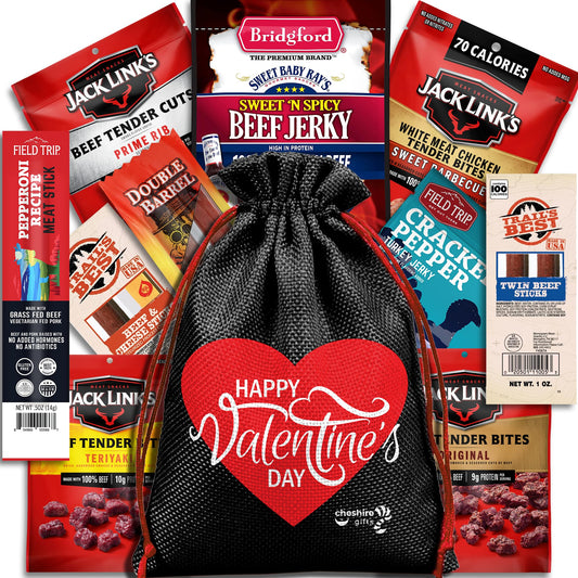 Beef Jerky Valentine's Gift Basket