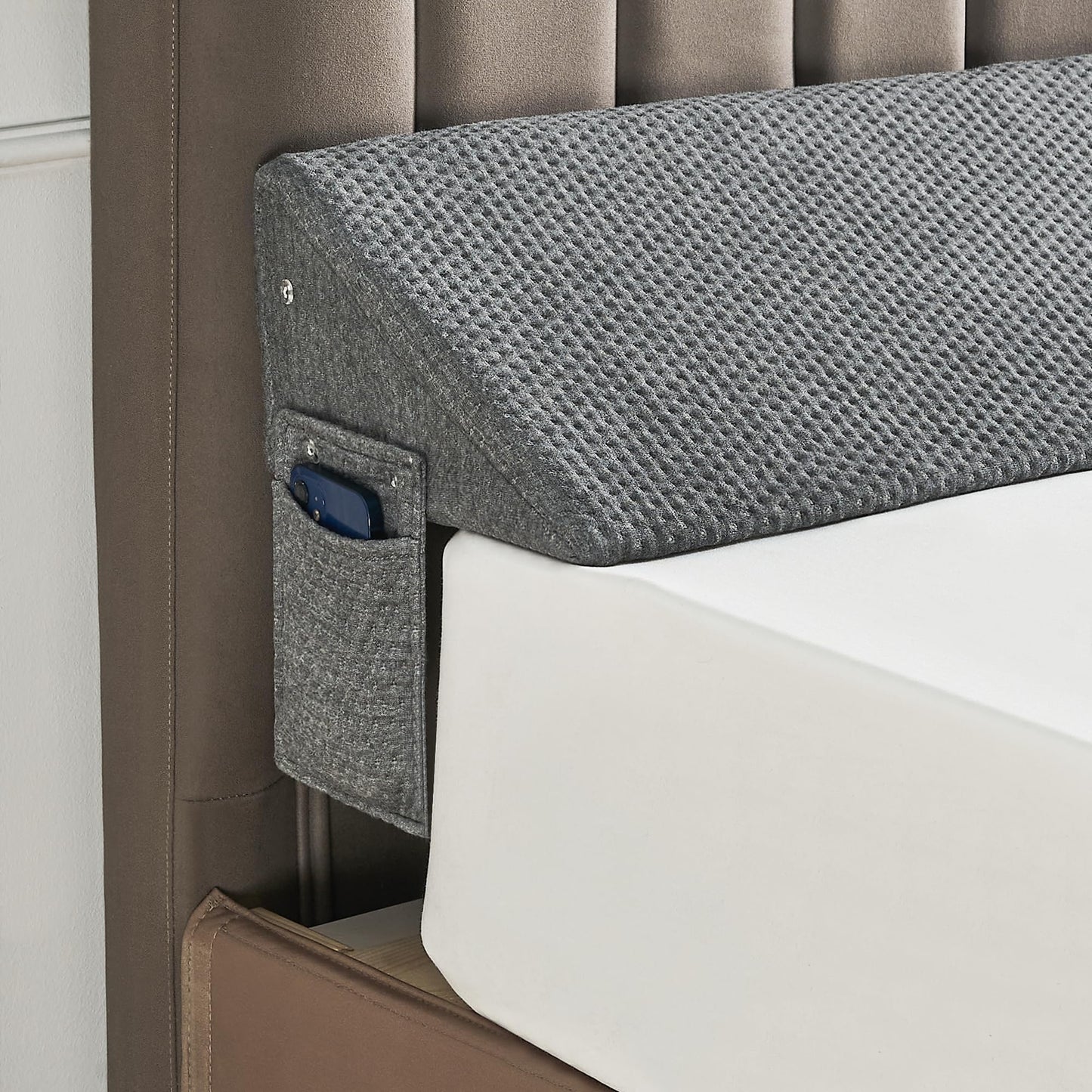 Bed Wedge Pillow for Headboard Gap Filler