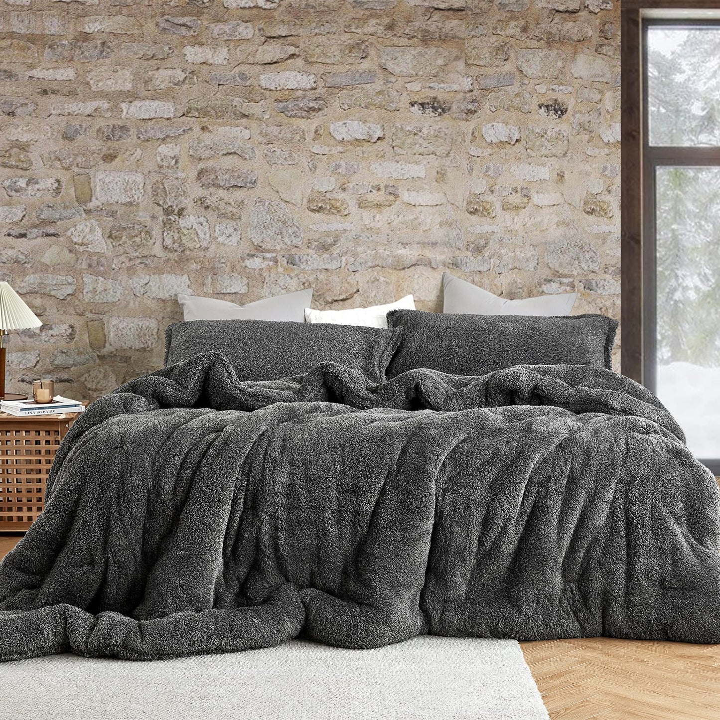 *Byourbed The Original Plush - Coma Inducer® Oversized Full Comforter - Frosted Polar Marsh